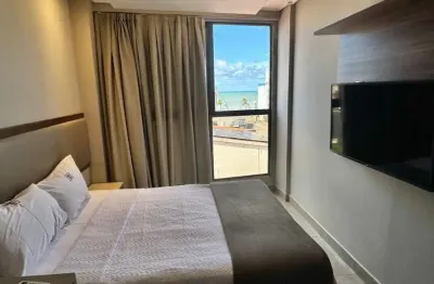 Flat com vista mar, excelente rentabilização, em manaíra, joão pessoa/pb
