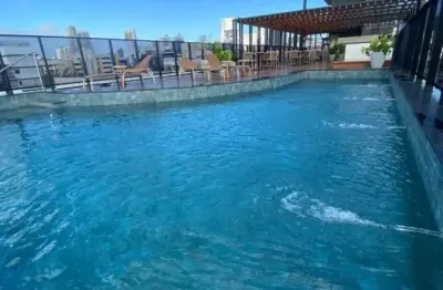 Flat garden (térreo) pé na areia com área externa exclusiva – jardim oceania (próx. caribessa)