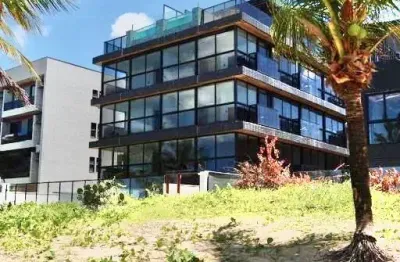 Flat garden (térreo) pé na areia com 22m² e área externa exclusiva – jardim oceania (próx. caribessa)