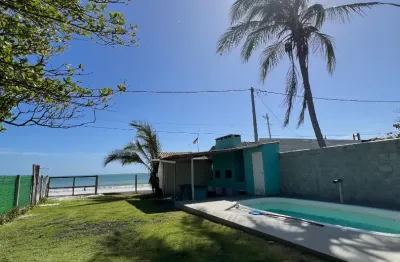 Terreno com duas casas pé na areia na praia dos ingleses! oportunidade única