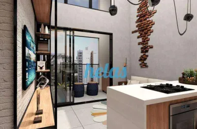 Apartamento com 1 dormitório à venda, 46 m² por r$ 499.900,00 - alvinópolis - atibaia/sp