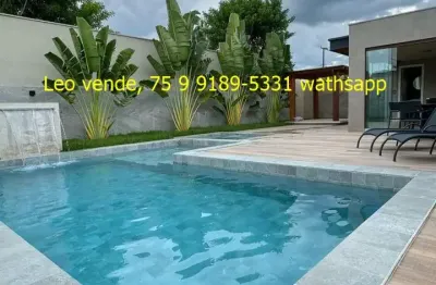 Casa luxo papagaio, 4q c 3 suítes, piscina, goumert