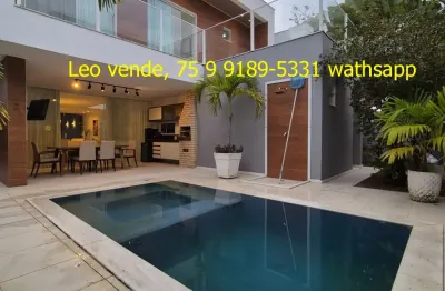 Linda casa sim, 44 c 3 suítes, closet, piscina, goumert