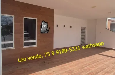 Casa em condomínio fechado com 3 quartos à venda no Sim, Feira de Santana 