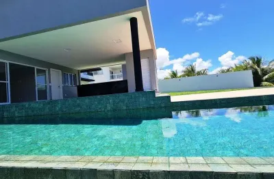 Casa em condomínio fechado com 4 quartos à venda na Praia de Busca Vida, Camaçari 