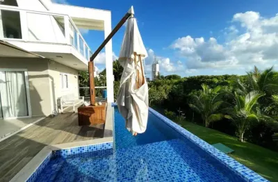 Casa em condomínio fechado com 4 quartos à venda na Rodovia Ba-099, 353, Praia de Busca Vida, Camaçari