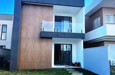 Casa em condomínio fechado com 4 quartos à venda na Rua Sucupió, 42, Abrantes, Camaçari