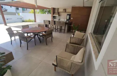 Casa em condomínio para venda em lauro de freitas, vilas do atlantico, 4 dormitórios, 4 suítes, 6 banheiros, 4 vagas