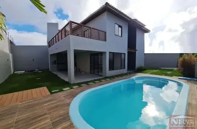 Casa para venda em lauro de freitas, vilas do atlantico, 5 dormitórios, 2 suítes, 4 banheiros, 3 vagas