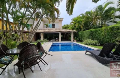 Casa em condomínio fechado com 4 quartos à venda na Rodovia BA-099 - Estrada do Côco, Km 08 Condomínio Busca Vida, 524, Praia de Busca Vida, Camaçari