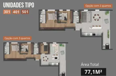 Apartamento com 3 quartos à venda na rua coronel luiz victorino ordine, são pedro, são josé dos pinhais, 89 m2 por r$ 761.118