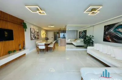 Maravilhoso apartamento alto padrão mobiliado frontal para mar