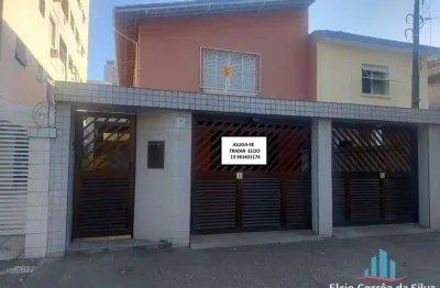 Casa com 4 quartos para alugar na Rua Comendador Alfaia Rodrigues, Embaré, Santos