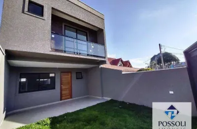 Sobrado com 3 dormitórios à venda, 117 m² por r$ 685.000,00 - boa vista - curitiba/pr