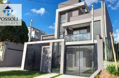 Sobrado com 03 dormitórios à venda, 194 m² por r$ 1.290.000 - são lourenço - curitiba/pr