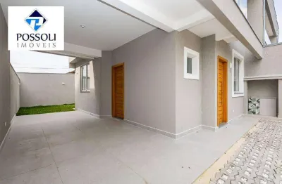 Sobrado com 3 dormitórios à venda, cond. fechado, 135 m² por r$ 992.397 - boa vista - curitiba/pr