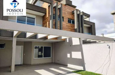 Sobrado com 3 dormitórios à venda, 241 m² por r$ 1.580.000,00 - bom retiro - curitiba/pr