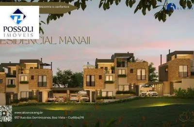 Sobrado com 3 dormitórios à venda, 142 m² por R$ 877.300,00 - Boa Vista - Curitiba/PR