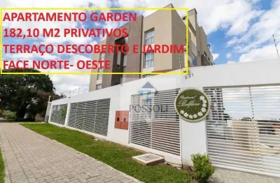 Apartamento Garden com 3 dormitórios à venda, 182 m² por R$ 619.000,00 - Santo Inácio - Curitiba/PR