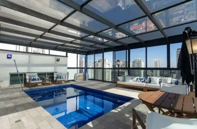 Versátil cobertura para venda em campo belo com 4 quartos, sendo 3 suítes, 594m²
