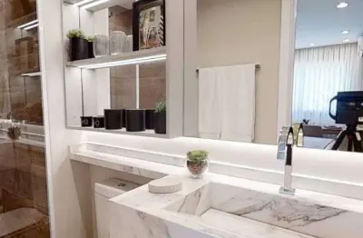 Apartamento para venda com 90 metros quadrados com 2 quartos