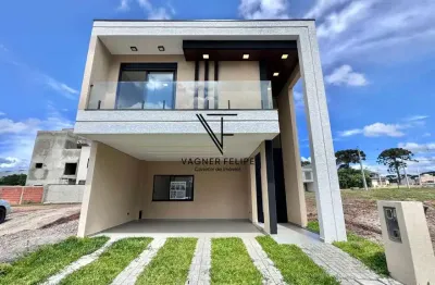 Sobrado em condomínio 03 suítes - 146m² construídos - costeira.