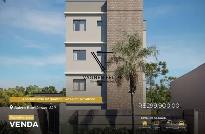 Apartamento com 2 quartos à venda na Rua Barão do Cerro Azul, Bom Jesus, São José dos Pinhais