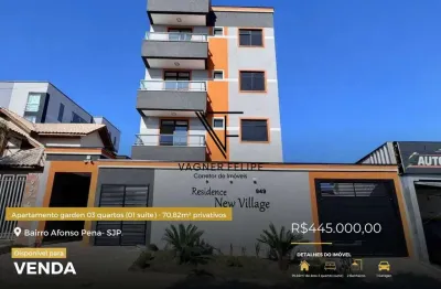 Apartamento garden 03 quartos (01 suíte) - 70,82m² privativos - Urano.