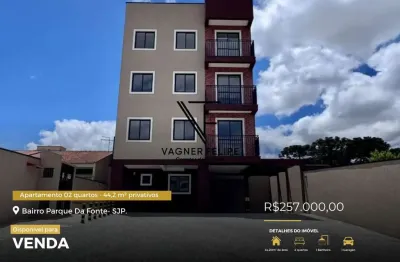 Apartamento 02 quartos - 44,2 m² privativos - Parque da Fonte.