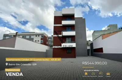 Apartamento Garden 03 Quartos (suíte) - 101,81 m² Privativos – São Cristovão.