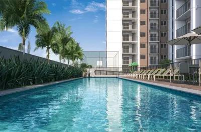 Apartamento de 2 dormitórios com varanda no socorro