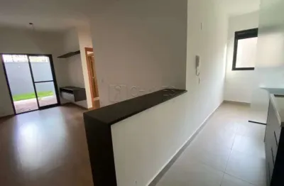 Apartamento térreo de 2 quartos sendo 1 suíte para locação no edifício sonance, 58 m², terras de santa martha em bonfim paulista