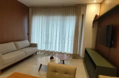 Apartamento mobiliado para locação no edifício le monde, jardim botânico, zona sul de ribeirão preto