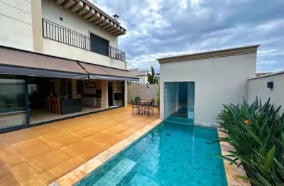 Sobrado em condomínio de 4 suítes à venda nova aliança sul, 303 m², zona sul de ribeirão preto