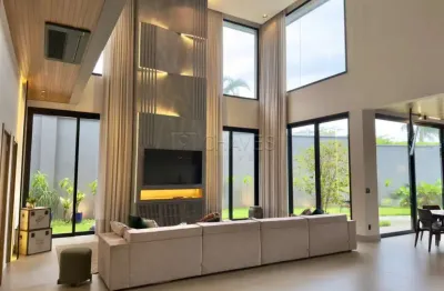 Casa em condomínio de 4 suítes  à venda no condomínio buganville, 488 m², jardim olhos d`água, zona sul de ribeirão preto