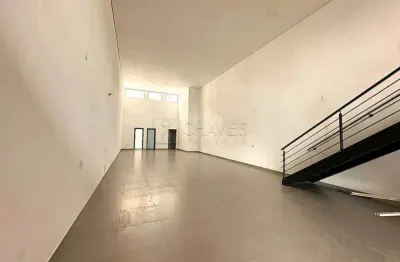 Salão comercial com mezanino para alugar na Av. Portugal, 150 m², bairro Santa Cruz do José Jacques, zona Sul de Ribeirão Preto