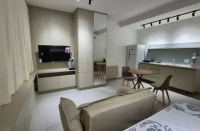 Apartamento mobiliado de 1 suíte para alugar no Edifício Blend Coliving, 28,09 m², bairro Jardim Nova Aliança Sul em Ribeirão Preto