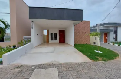 Casa com 03 quartos, sendo 2 suítes, condomínio em cajupiranga, parnamirim rn