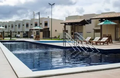 Casas duplex com 65m², 02 quartos em condomínio fechado, liberdade em parnamirim rn