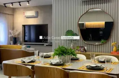 Apartamento com 2 quartos á venda, totalmente mobiliado no condomínio evolution muraro - sorocaba