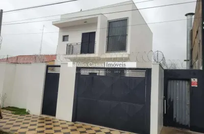 Casa nova para alugar no jd. vera cruz com 03 quartos (01 suíte) e quintal espaçoso