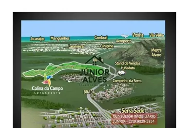 Oportunidade, Lote/Terreno comercial, com 1.562m²-Colina do Campo Comercial- Próx. Br- 101- Serra