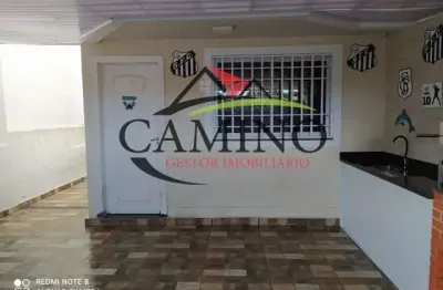 Sobrado 86 m², 3 dormitórios, churrasqueira, 2 vagas de garagem, jardim primavera -  guarujá - sp.