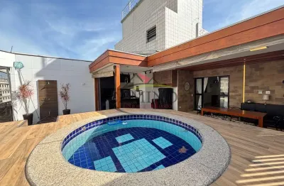 Cobertura nas asturias, 210 mts², 02 dormitórios, sendo 1 suite.