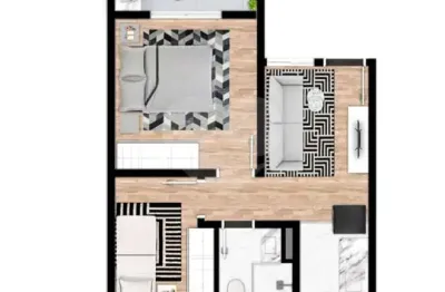 Apartamento com 2 quartos à venda em vila dom pedro ii - sp