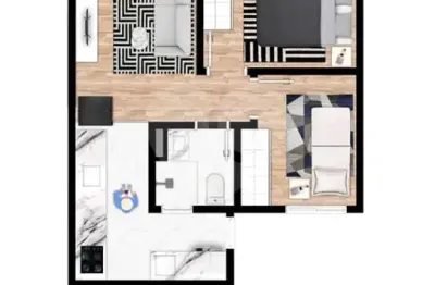 Apartamento com 2 quartos à venda em vila dom pedro ii - sp