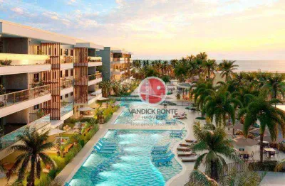 Resort pé na areia! beach class porto das dunas | lazer completo | 2 ou 3 quartos