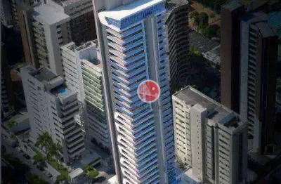 Apartamento com 4 dormitórios à venda, 242 m² por r$ 3.745.000,00 - meireles - fortaleza/ce