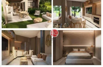 Studio com 1 dormitório à venda, 30 m² por r$ 350.000,00 - cumbuco - caucaia/ce