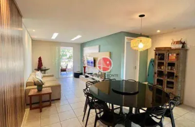 Apartamento com 3 dormitórios à venda, 112 m² por r$ 950.000,00 - porto das dunas - aquiraz/ce